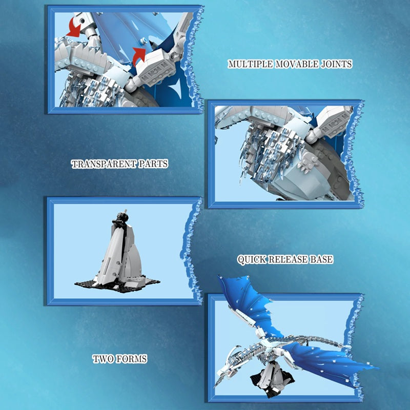 DK 7070 – Ice Dragon Building Block Set