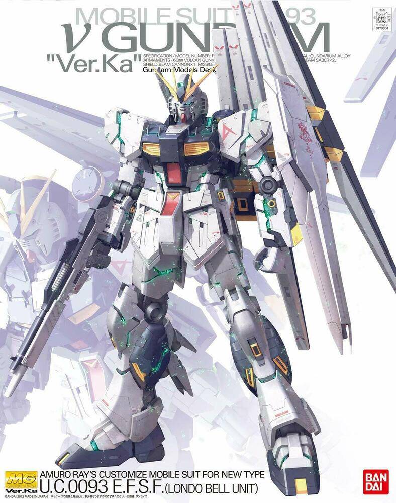 Bandai MG 1/100 Nu Gundam Ver Ka. Model Kit