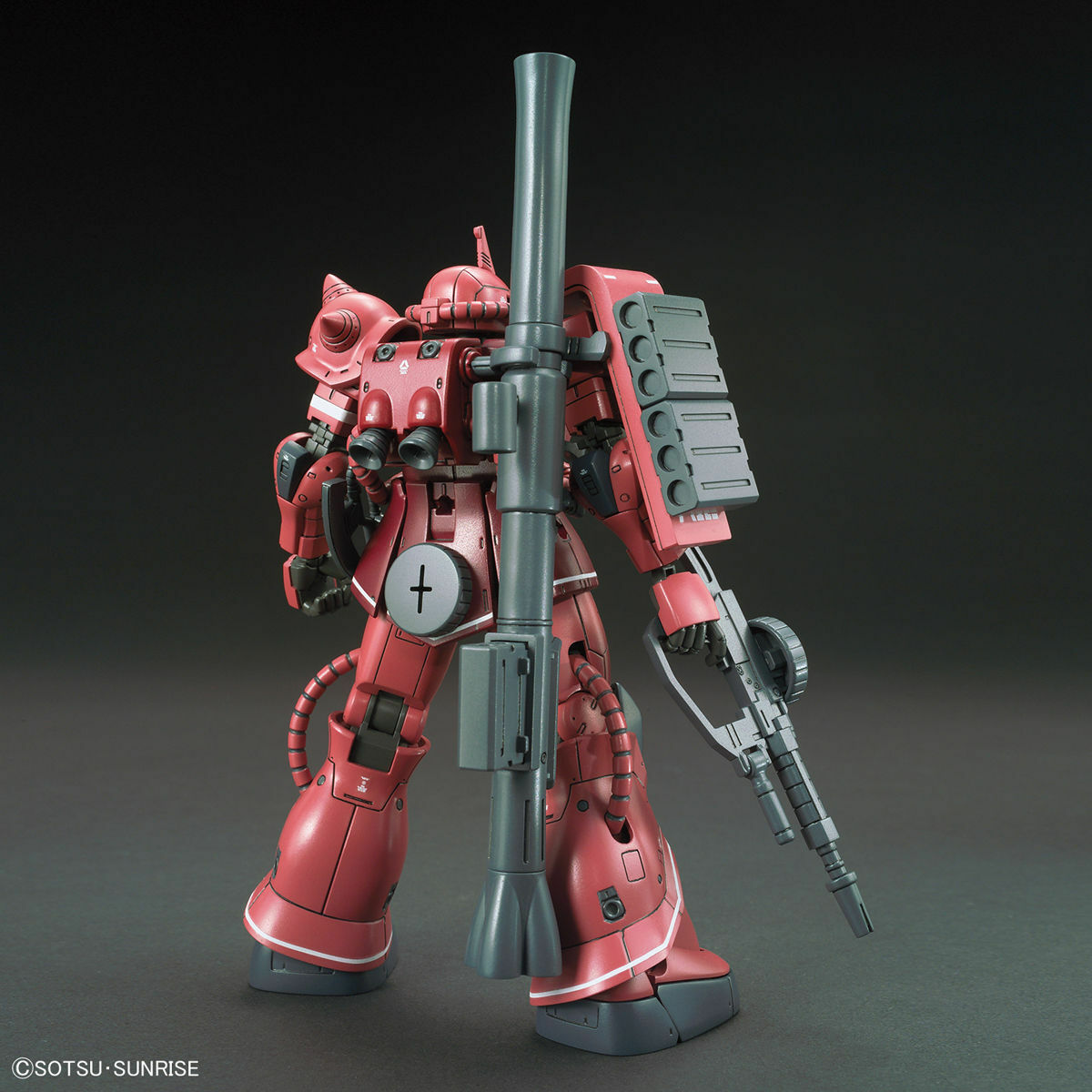Bandai HG 1/144 MS-06S ZAKU II PRINCIPALITY OF ZEON CHAR AZNABLE’S MOBILE SUIT Red Comet Ver.