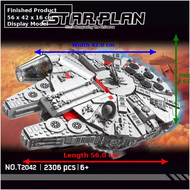 GaoMiSi T2042 Millennium Falcon