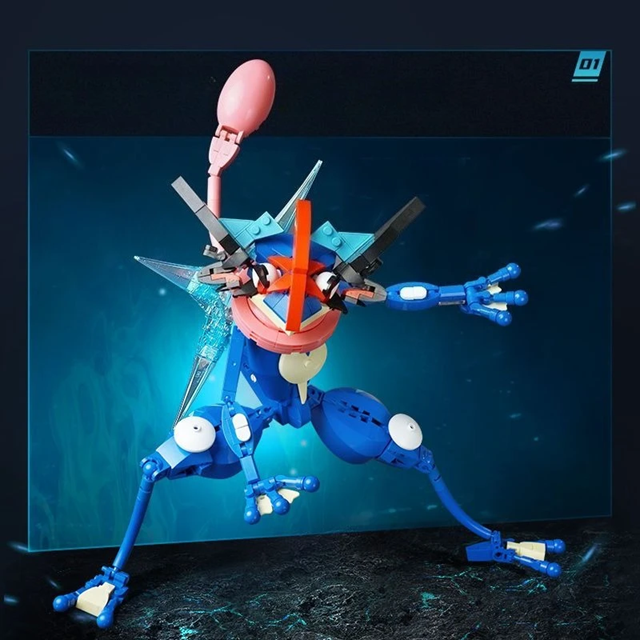 KEEPPLEY K20215 Pokémon Ash-Greninja Building Block Set