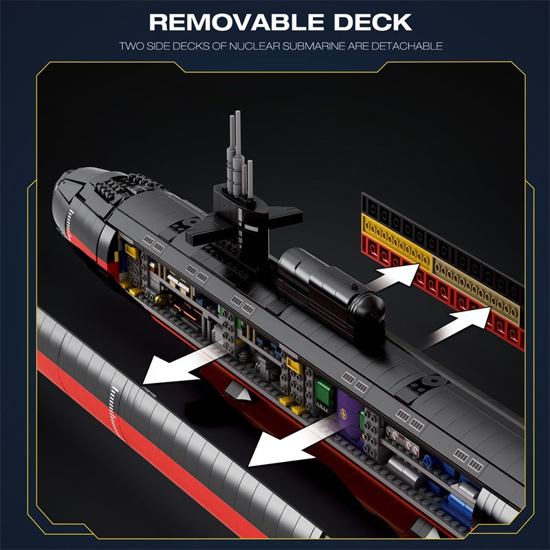 Reobrix 33049A Los Angeles-Class Nuclear Submarine