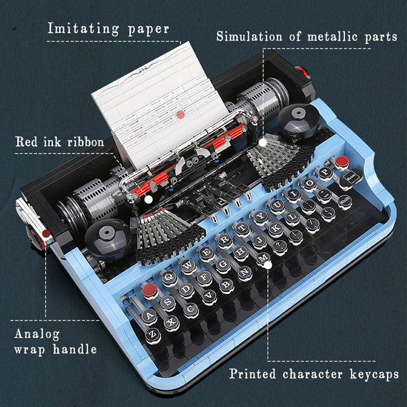 Mould King 10032E  Retro Typewriter