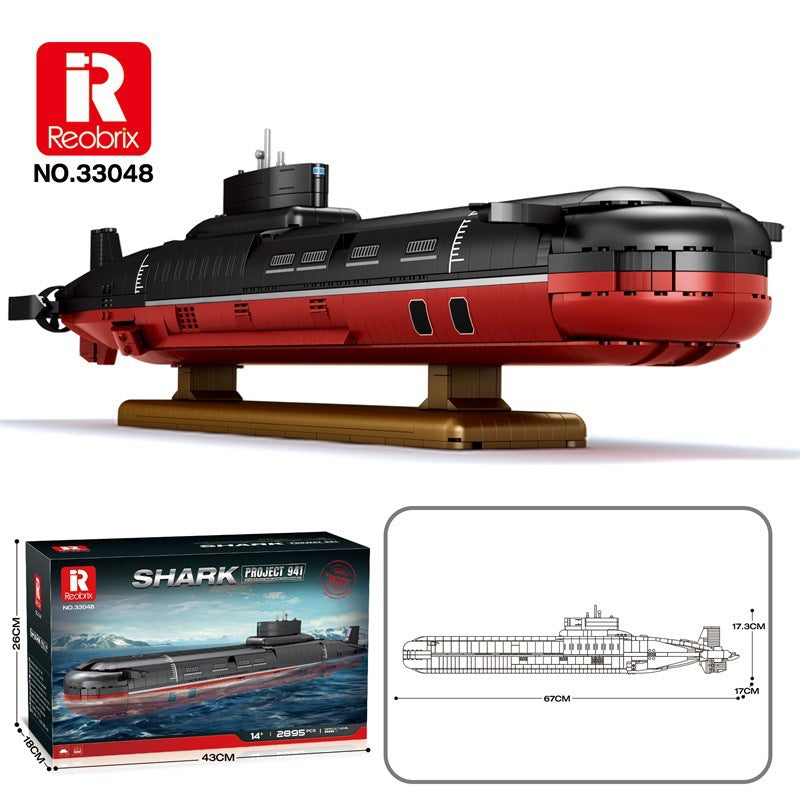 Reobrix 33048 Typhoon Class Strategic Nuclear Submarine - Akula ('Shark')