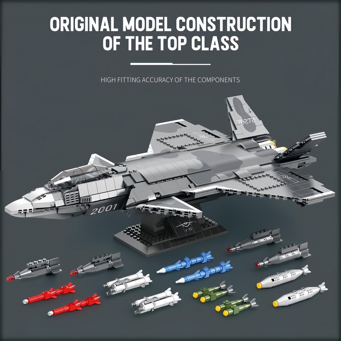 Reobrix 33025 J-20 Mighty Dragon