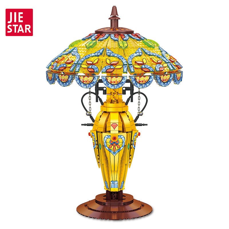 Jiestar JJ9081 Retro Table Lamp with LED Light
