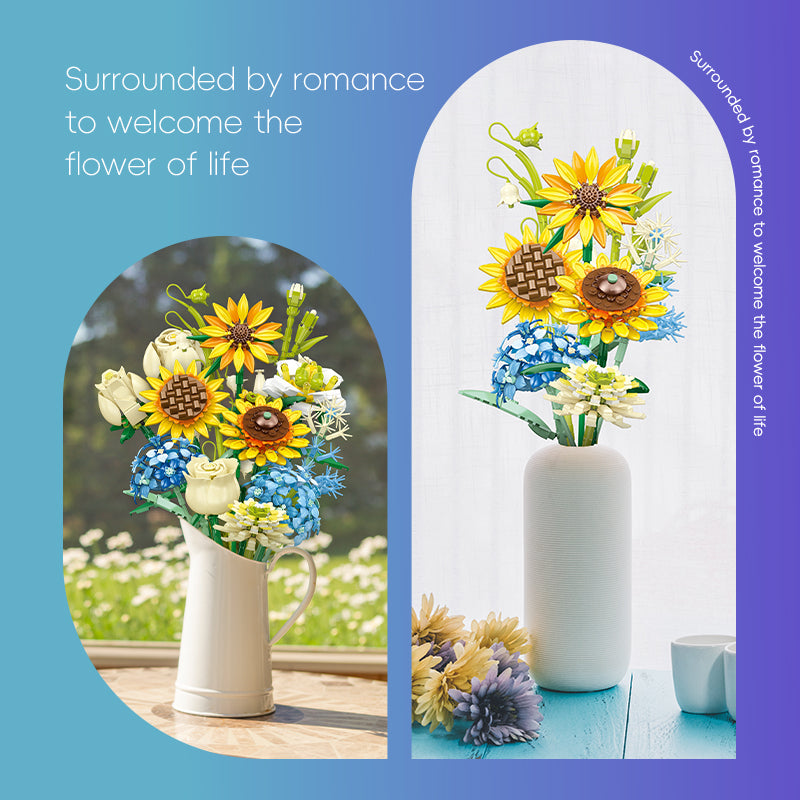 Jiestar JJ9196 Sunflower Bouquet