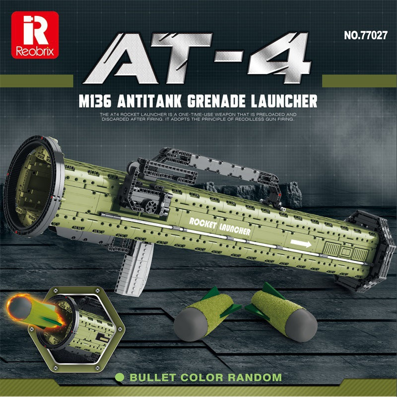 Reobrix 77027 AT-4 Rocket Launcher