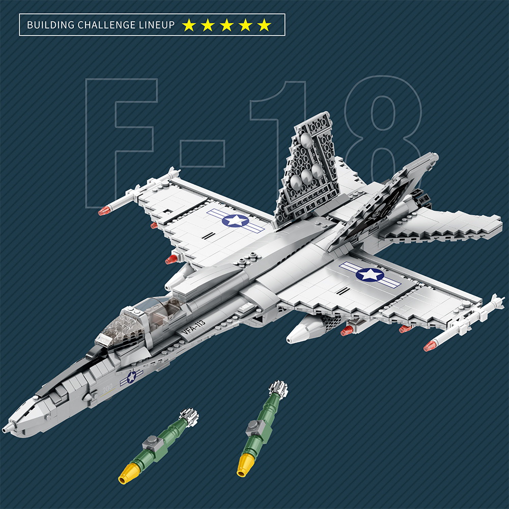 Reobrix 33022 F-18 Super Hornet