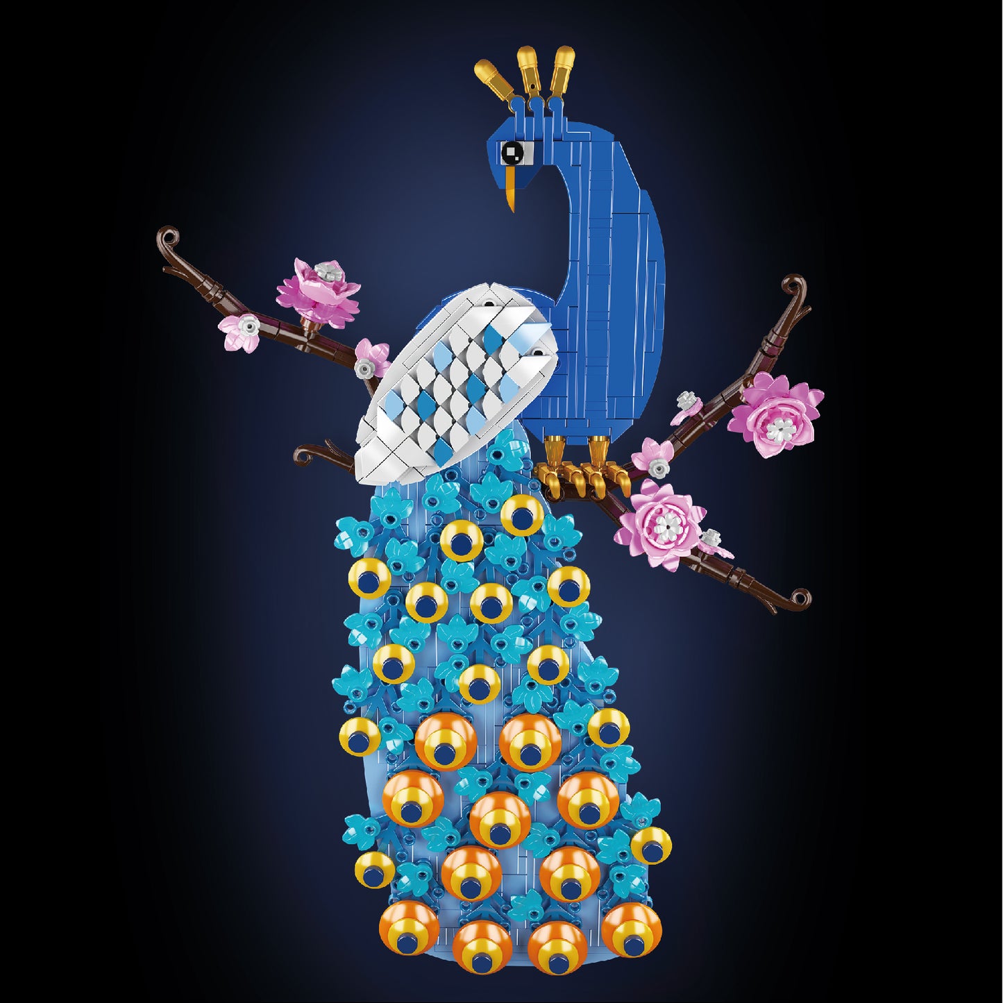 Mould King 10149E Peacock Painting