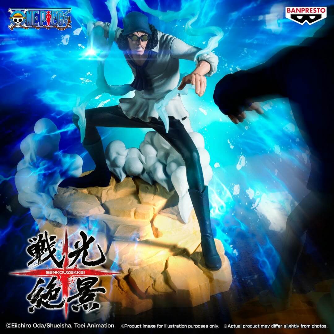 Banpresto One Piece Senkozekkei – Kuzan (Aokiji) Figure (HBP-29760)
