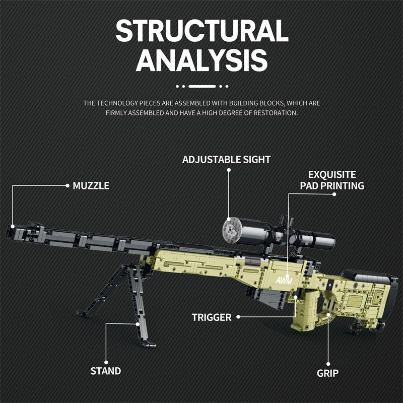 Reobrix 77026A AWM Sniper Rifle