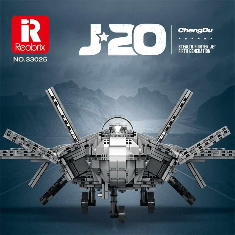Reobrix 33025 J-20 Mighty Dragon