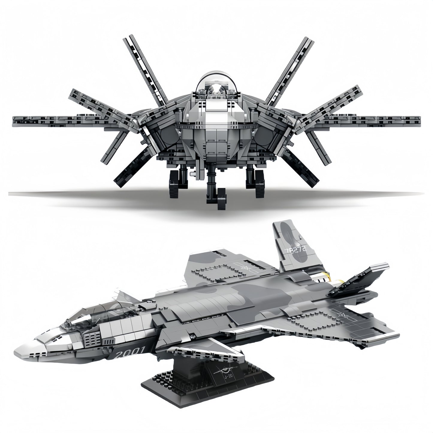 2-in-1 Fighter Jet J-20 Mighty Dragon Brick Kit (926 pcs) – Texas Toy Distribution 2-in-1 Fighter Jet J-20 Mighty Dragon Brick Kit (926 pcs) – Texas Toy Distribution