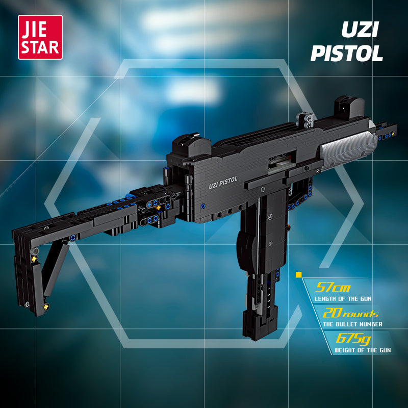Jiestar 58021 UZI Submachine Gun