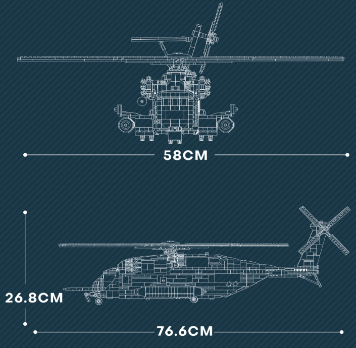 Reobrix 33037 CH-53E Super Stallion