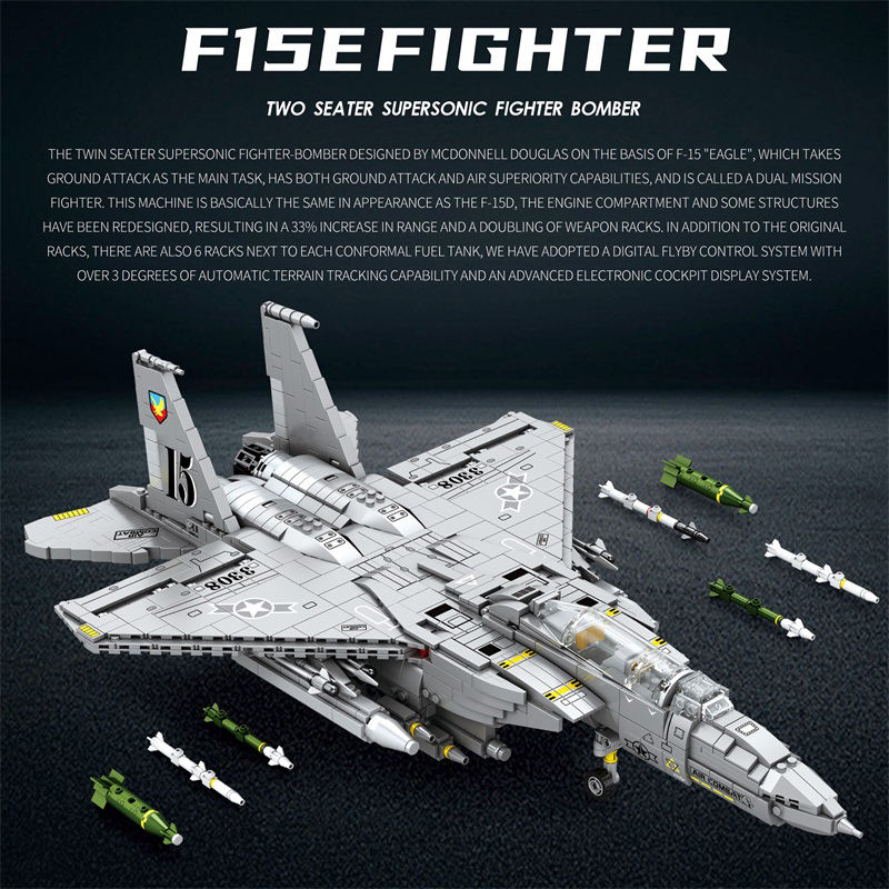 Reobrix 33034 F-15E Strike Eagle