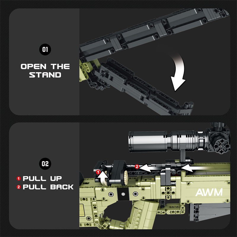 Reobrix 77026A AWM Sniper Rifle