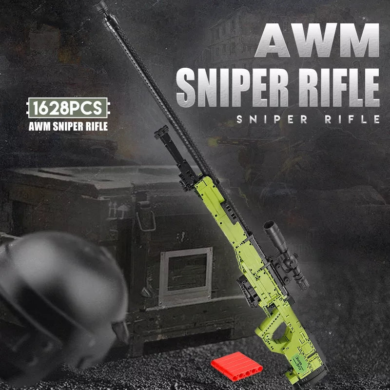 Mould King 14010E AWM Sniper Rifle Gun