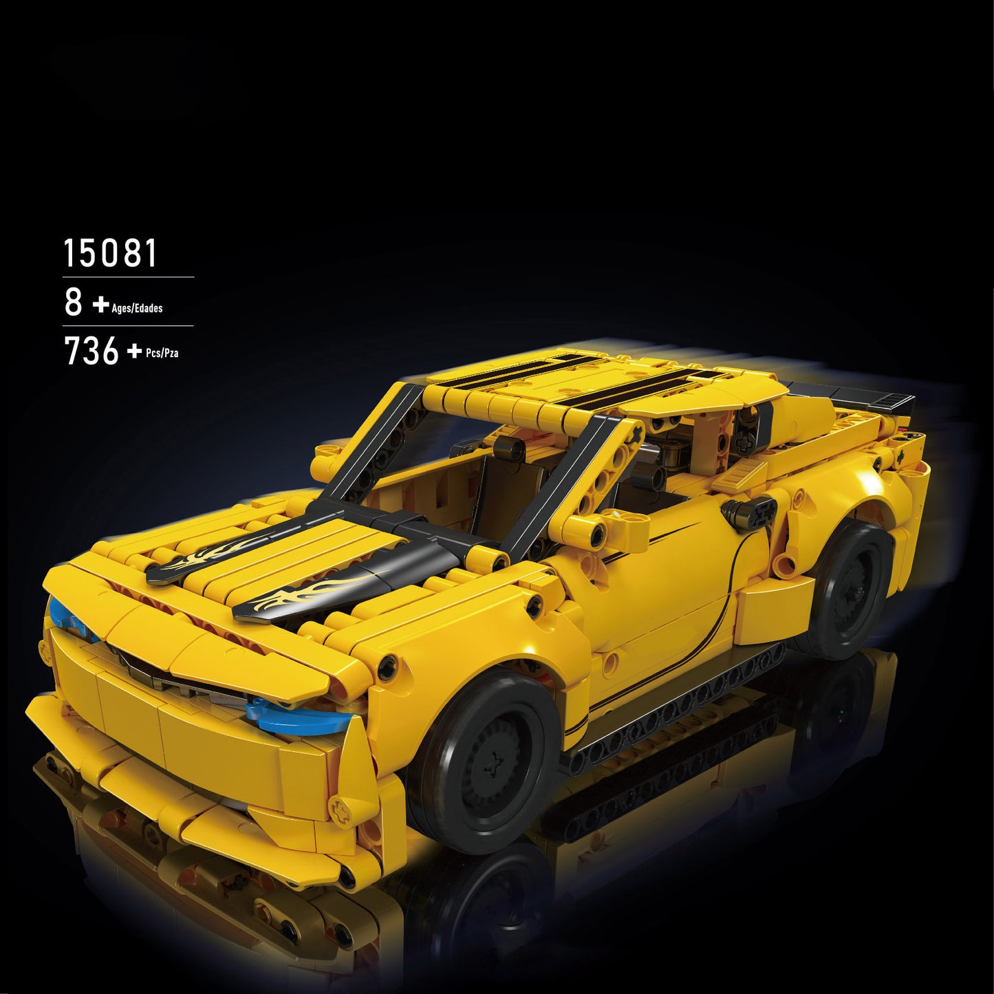 Mould King 15081E Chevrolet Camaro Bumble Bee