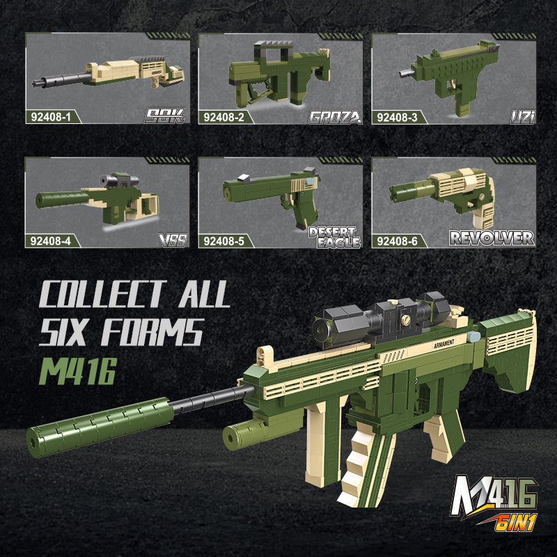 Jiestar 92408 Gunfire Glory Series 6 in 1 (each)