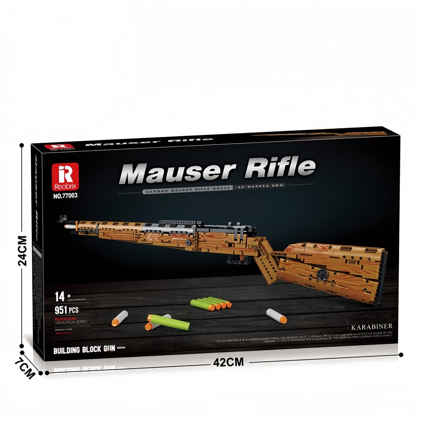 Reobrix 77003 Mauser Rifle Kar98k