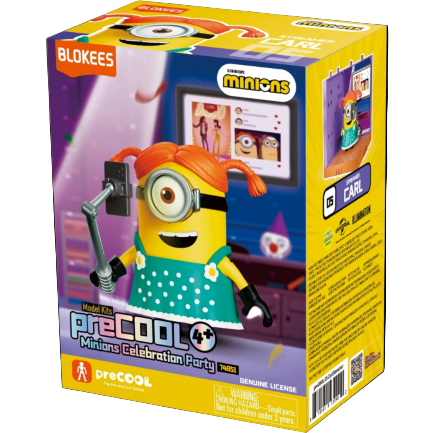 BLOKEES 74851 preCOOL Minions Streamer Carl preCOOL Figure