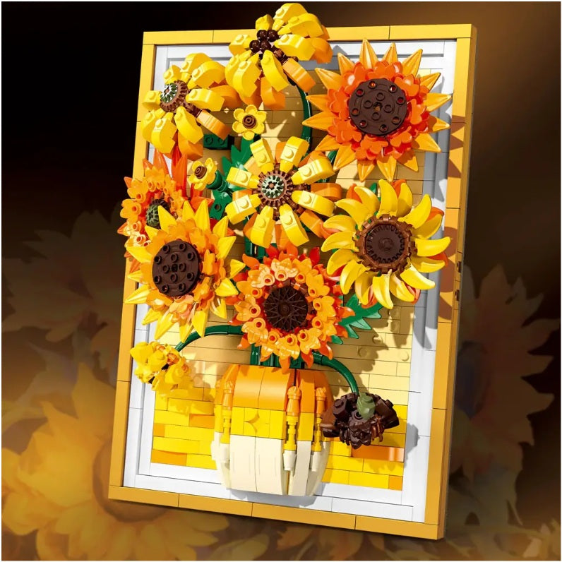 Jiestar JJ9233 Sunflowers in Photo Frame
