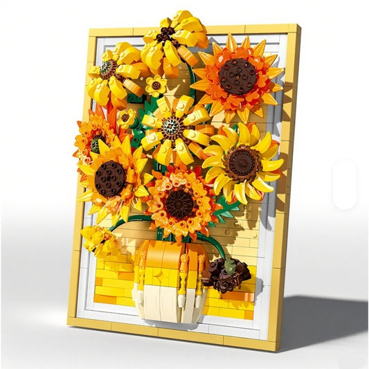Jiestar JJ9233 Sunflowers in Photo Frame
