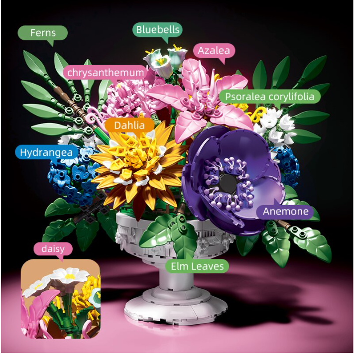 Jiestar JJ9234 Dream Infused Flower Garden