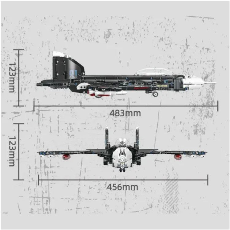 Jiestar 58138 Su-47 Fighter