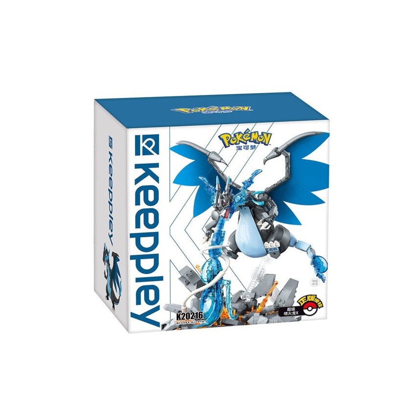 KEEPPLEY K20216 Pokémon Mega Charizard X Building Block Set
