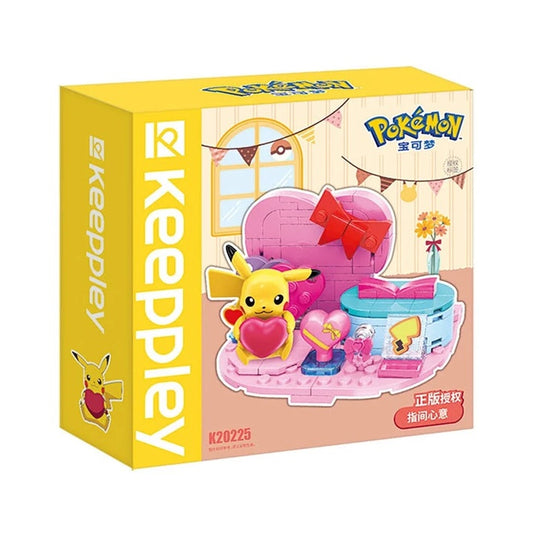 KEEPPLEY K20225 Pokémon Pikachu Bedroom Building Block Set