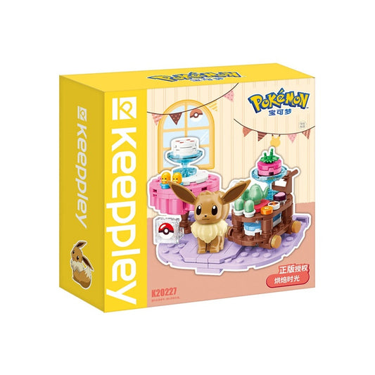 KEEPPLEY K20227 Pokémon Eevee Café Building Block Set