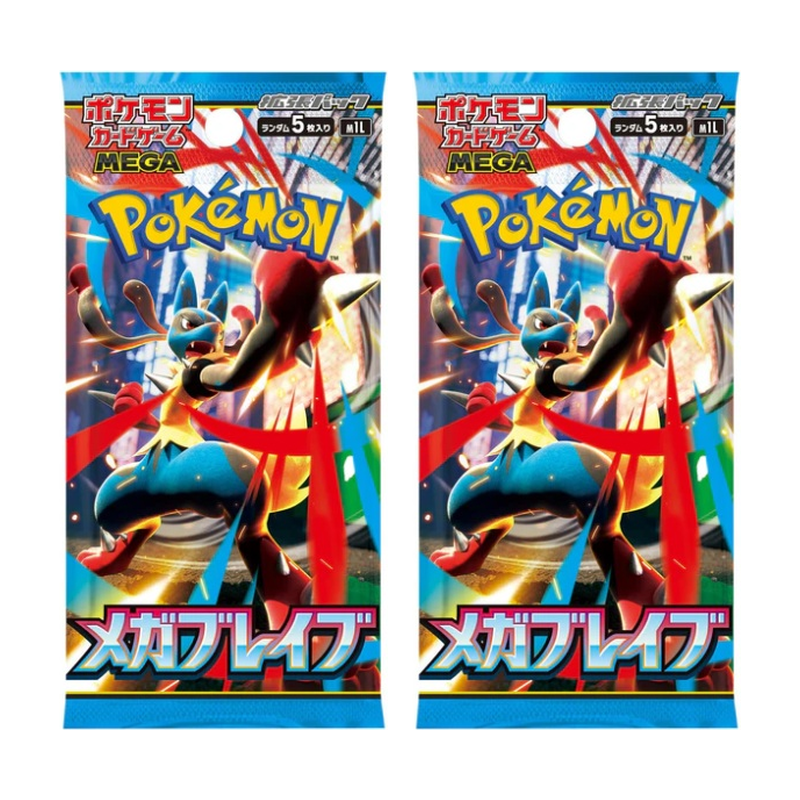 Pokemon TCG Mega Brave Booster Pack M1L (Japanese) / 【パック】ポケモンカードゲーム MEGA 拡張パック メガブレイブ