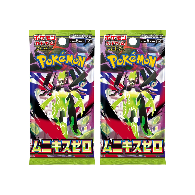 Pokemon TCG Munikis Zero / Nihil Zero Booster Pack M3 (Japanese) / (パック)ポケモンカードゲーム MEGA 拡張パック ムニキスゼロ