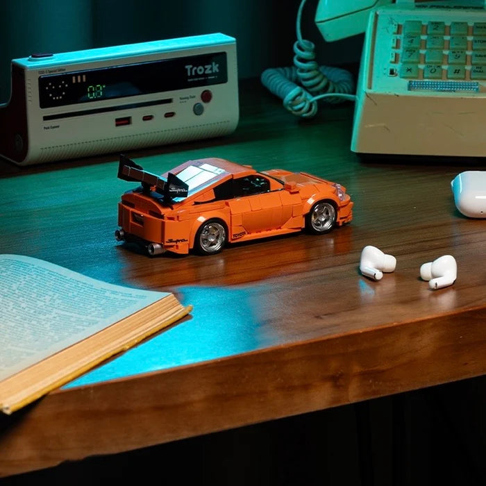 PowerBuild PB8815 Toyota Supra A80 MK4 Sports Car Building Blocks Model Kit