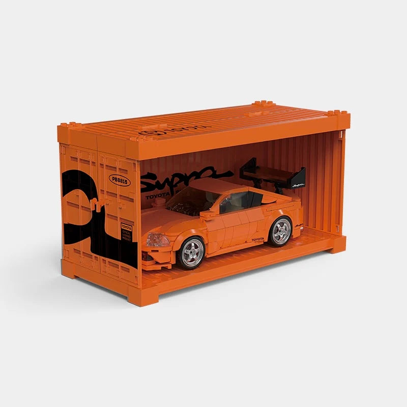PowerBuild PB8815 Toyota Supra A80 MK4 Sports Car Building Blocks Model Kit