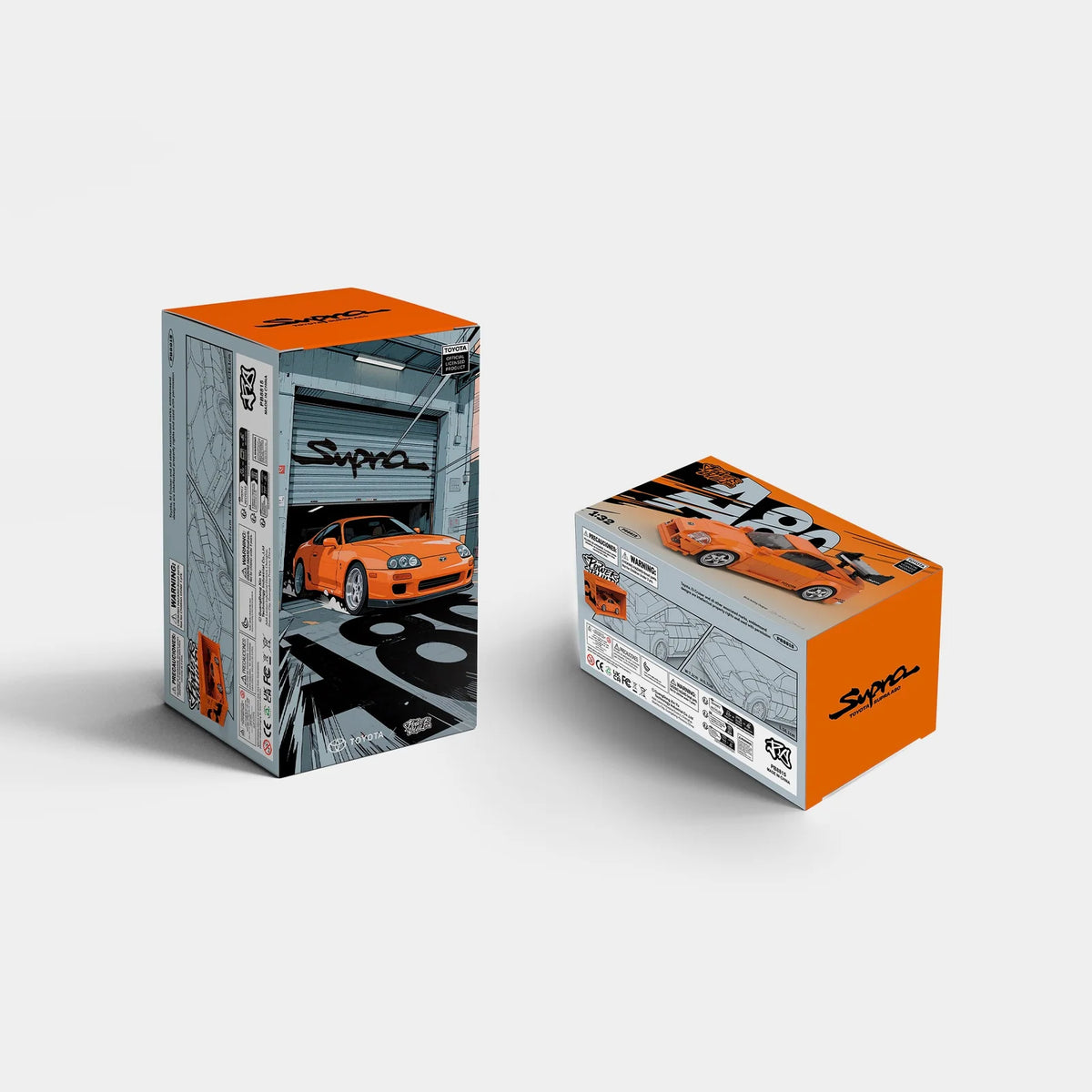 PowerBuild PB8815 Toyota Supra A80 MK4 Sports Car Building Blocks Model Kit