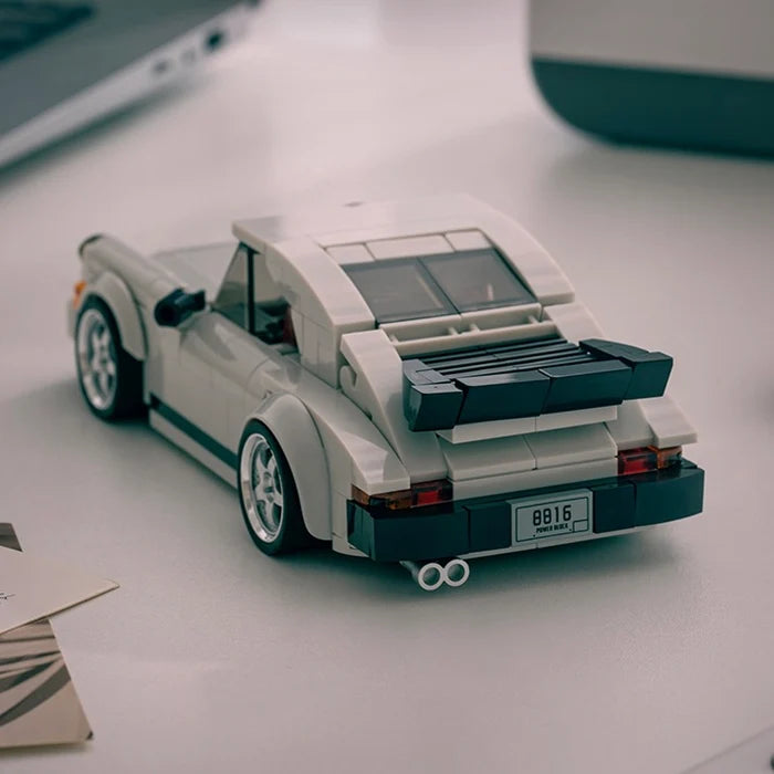 PowerBuild PB8816 930 Turbo Classic Sports Car Building Blocks Model Kit