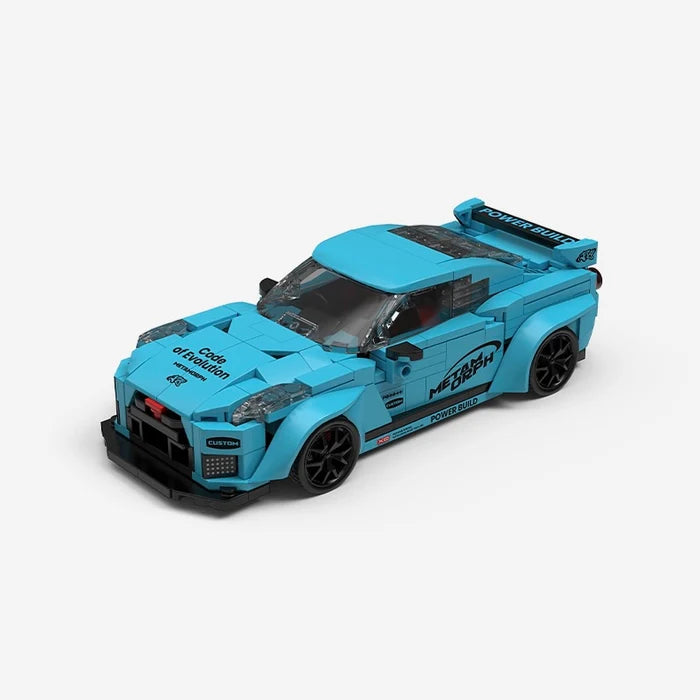 PowerBuild PB8846 Metamorph R35 GT-R Sports Car Building Blocks Model Kit