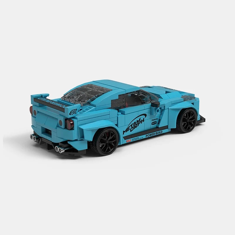PowerBuild PB8846 Metamorph R35 GT-R Sports Car Building Blocks Model Kit