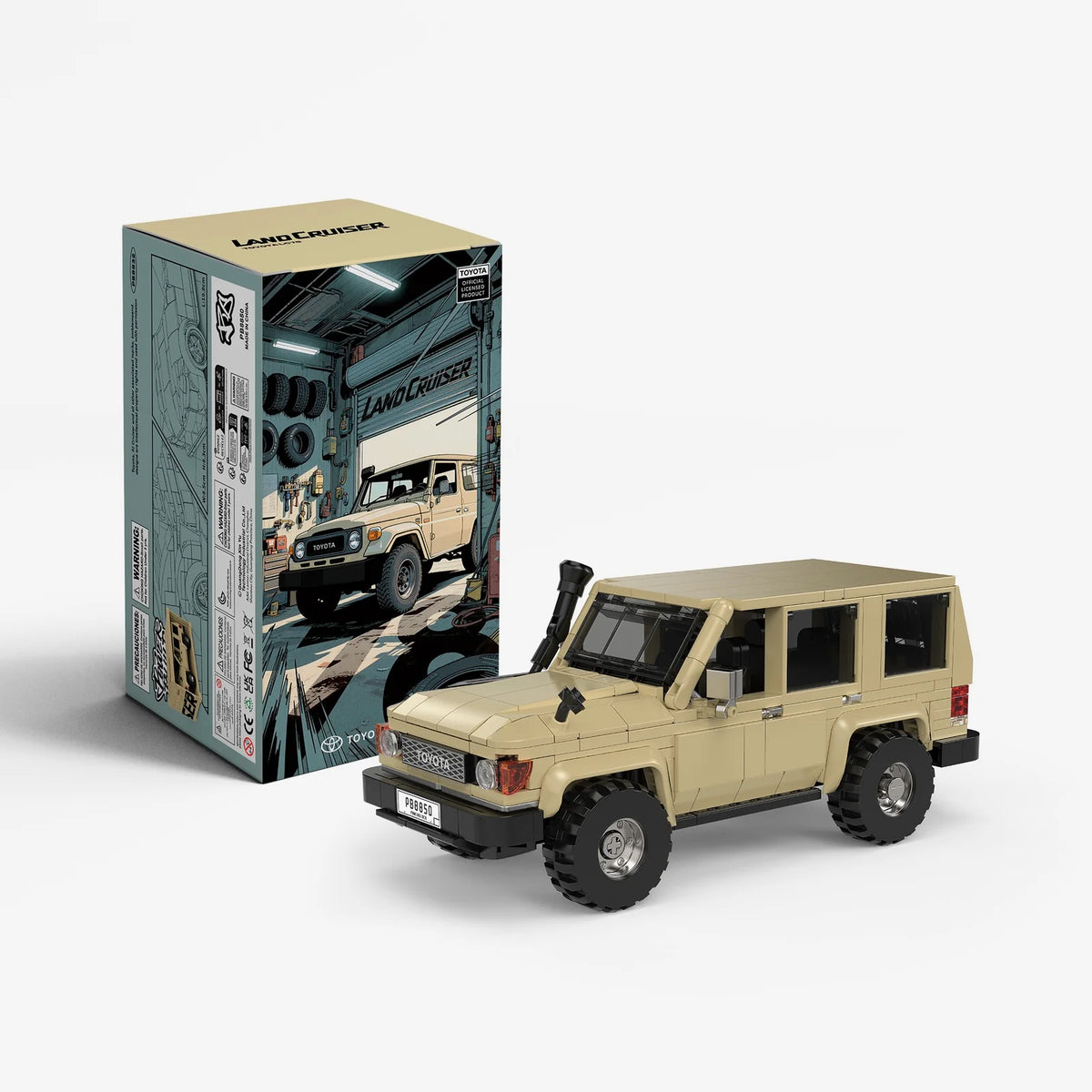 PowerBuild PB8850 Toyota Land Cruiser LC78 4WD Building Blocks Model Kit