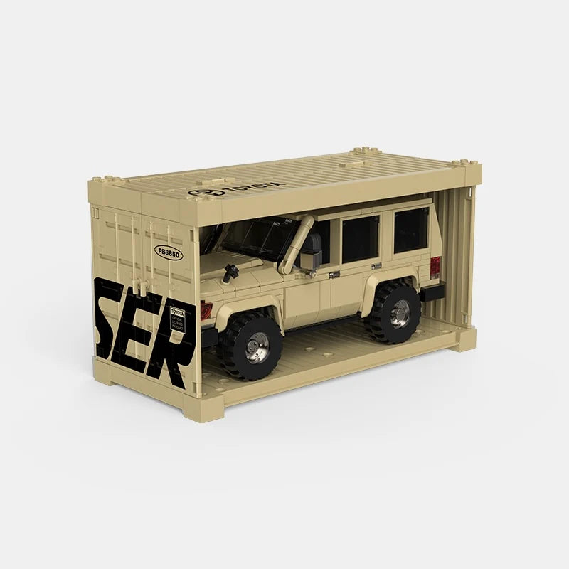 PowerBuild PB8850 Toyota Land Cruiser LC78 4WD Building Blocks Model Kit
