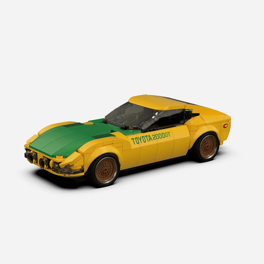 PowerBuild PB8879 Toyota 2000GT Classic Sports Car Building Blocks Model Kit