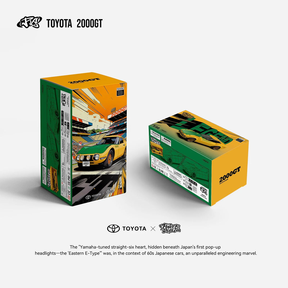 PowerBuild PB8879 Toyota 2000GT Classic Sports Car Building Blocks Model Kit