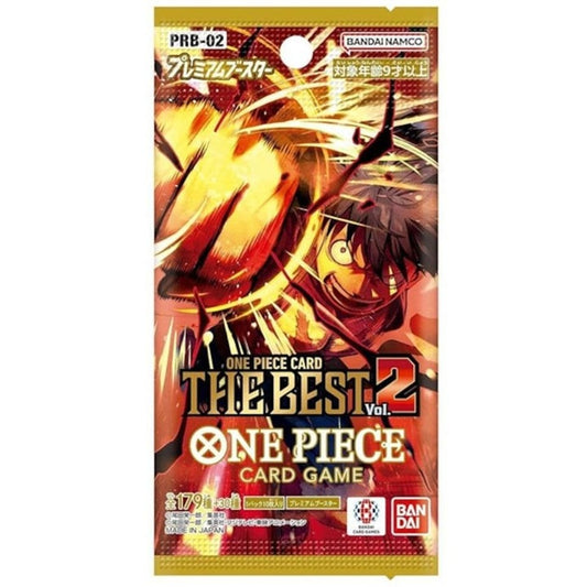 One Piece TCG THE BEST Vol.2 Booster Pack (Japanese) PRB02 /【Pack】ONE PIECEカードゲーム プレミアムブースター ONE PIECE CARD THE BEST Vol.2 [PRB-02]