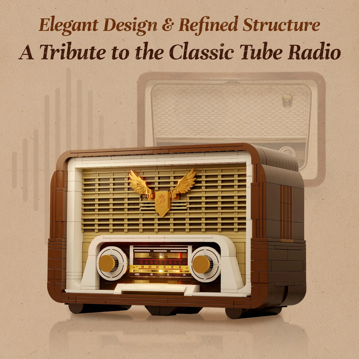 Pantasy 85048 Retro Series - Wireless Radio