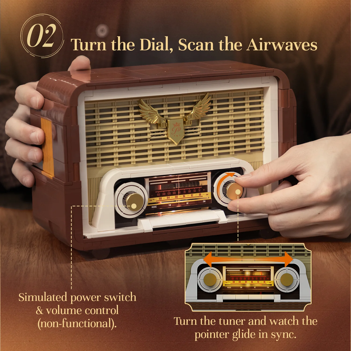 Pantasy 85048 Retro Series - Wireless Radio