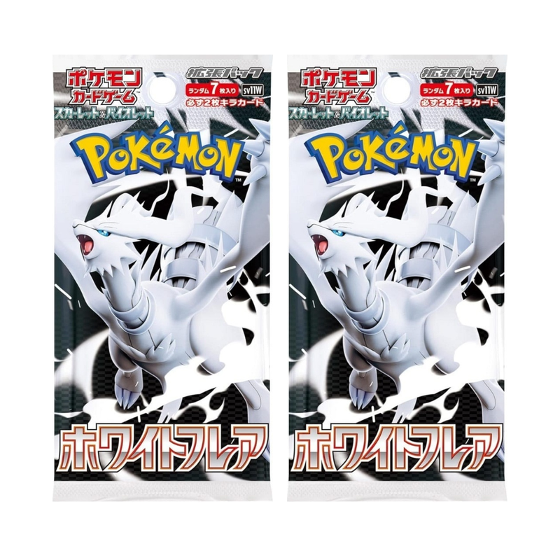 Pokemon TCG White Flare Booster Pack SV11W (Japanese)/ 【パック】ポケモンカードゲーム スカーレット＆バイオレット 拡張パック ホワイトフレア